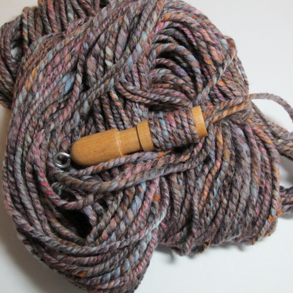 Patchouli Handspun Merino Wool 2-Ply Yarn - Picture 5 of 7